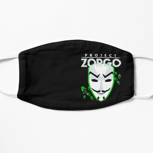 Cool Zorgo Anonymous Mask  Coder Gift Lover Flat Mask