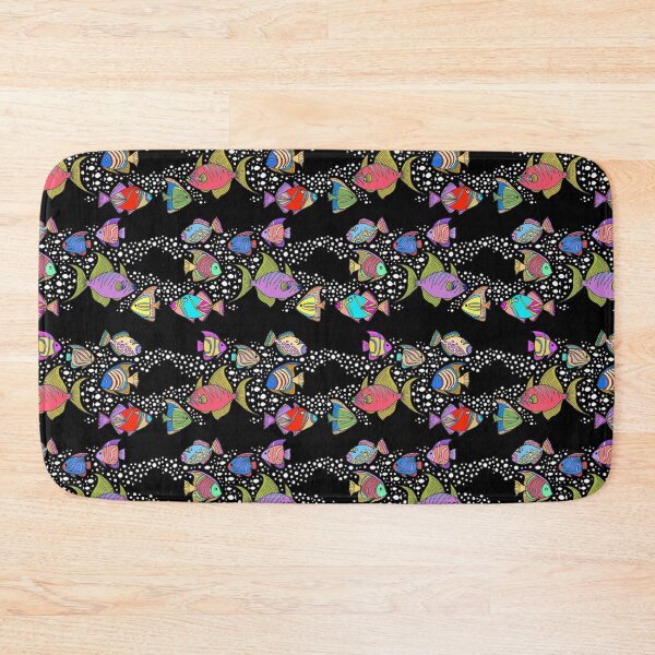 Item preview, Fish Fantasy Doodle Multicolor Inverted designed and sold by Deborah Maxemow.