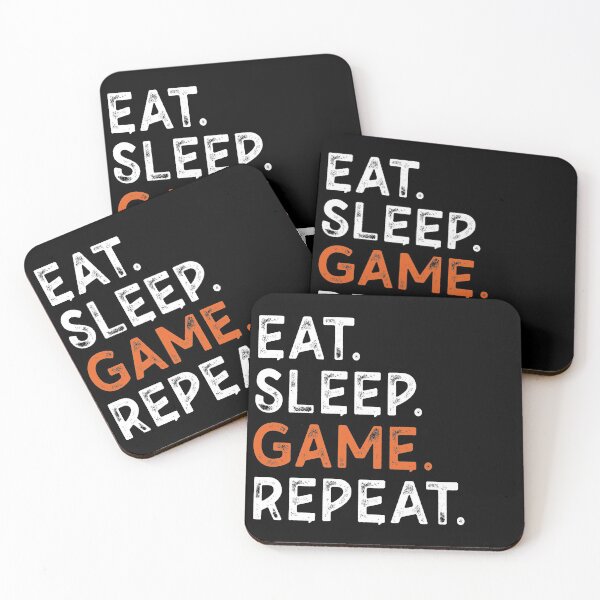 Item preview, EAT SLEEP GAME Repeat gift  designed and sold by MoHaCo.