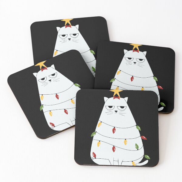 Item preview, Grumpy Christmas Cat designed and sold by Cayennesa.
