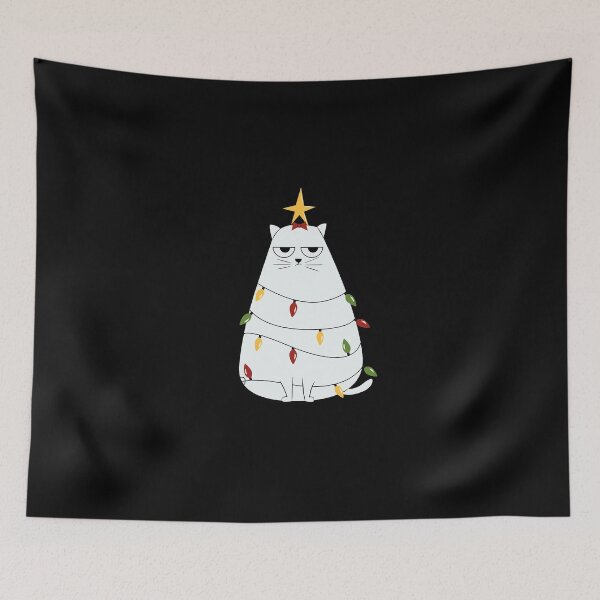 Item preview, Grumpy Christmas Cat designed and sold by Cayennesa.