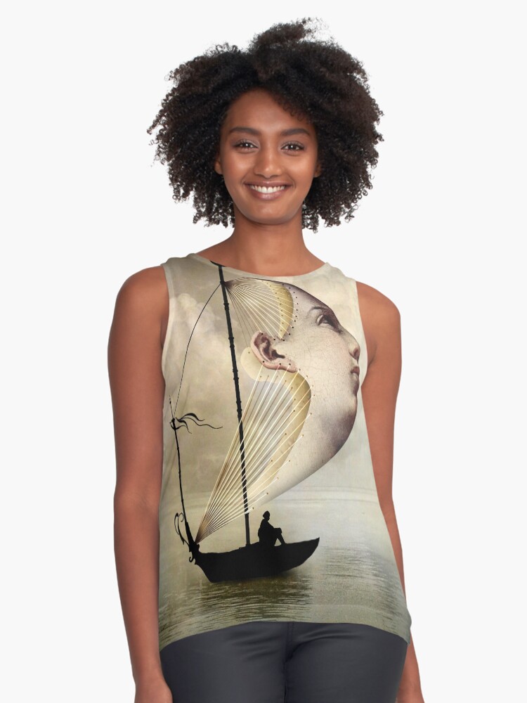 Item preview, Sleeveless Top designed and sold by catrinarno.