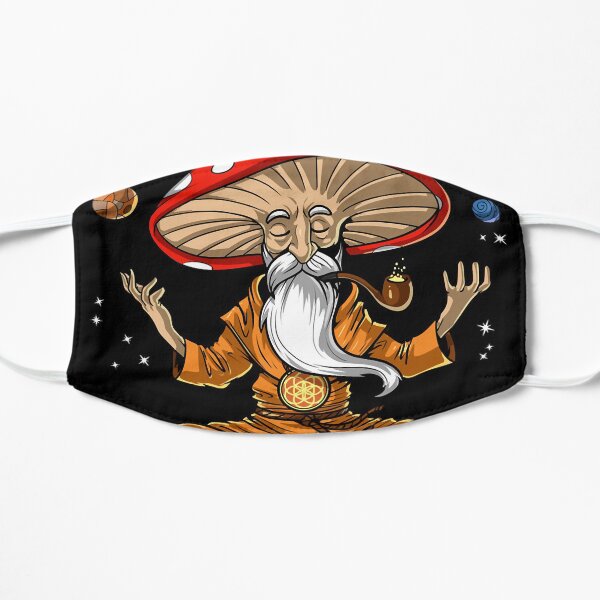 Magic Mushroom Buddha Flat Mask