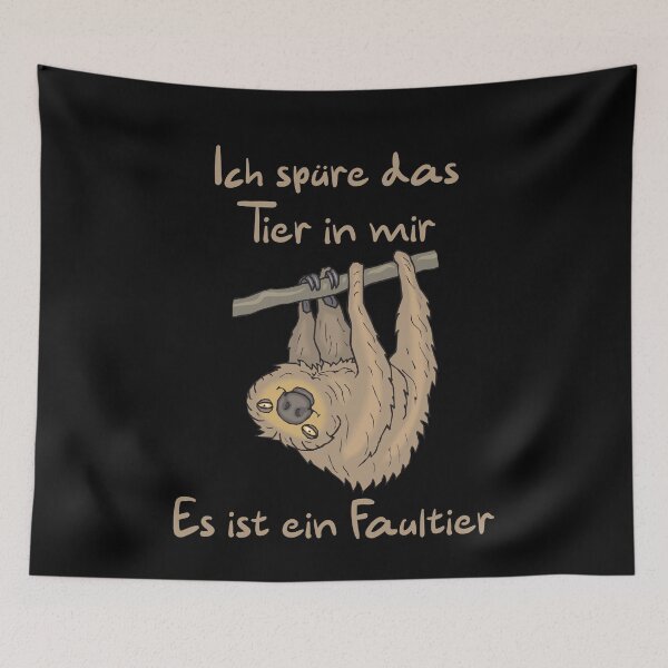 Item preview, Feel The Animal In Me Sloth Saying designed and sold by Galaxy-Corner.