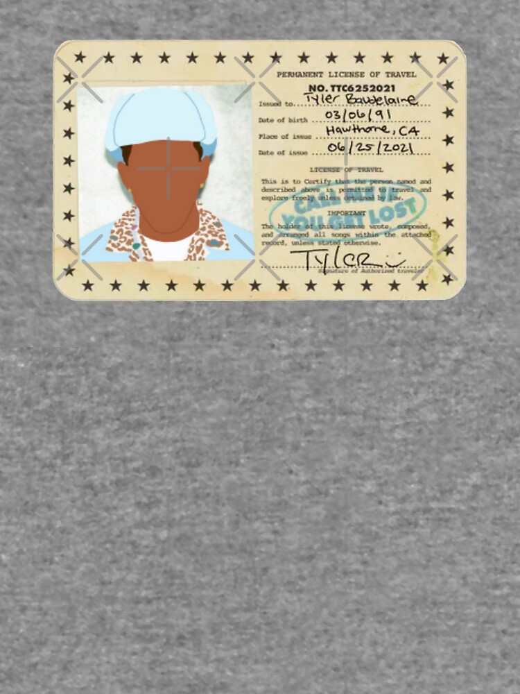 Tyler the creator CMIYGL license (blue) Cap for Sale by K-kal