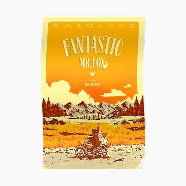 Mr Fox Fantastic Movie Poster Poster