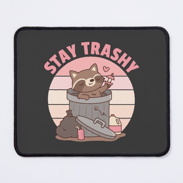 Item preview, Cute Raccoon Finds Apple In Trash, Stay Trashy Funny designed and sold by rustydoodle.