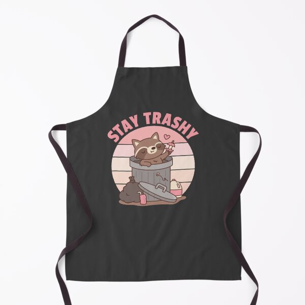 Item preview, Cute Raccoon Finds Apple In Trash, Stay Trashy Funny designed and sold by rustydoodle.