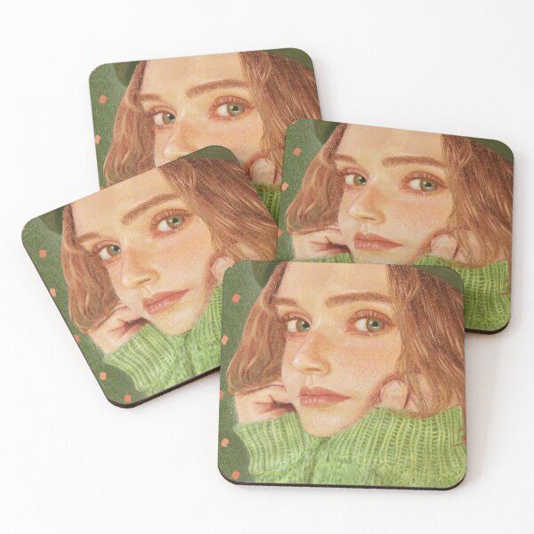 Item preview, green cute girl designed and sold by mahosdrawing.