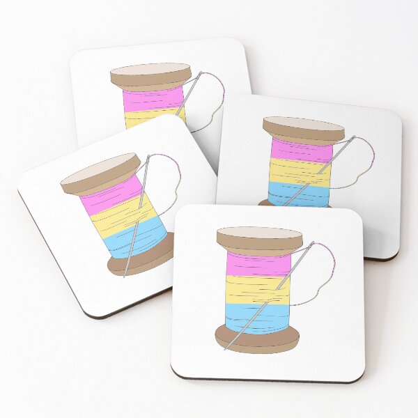 Item preview, Thread Spool (Pastel Pansexual) designed and sold by nklange240.