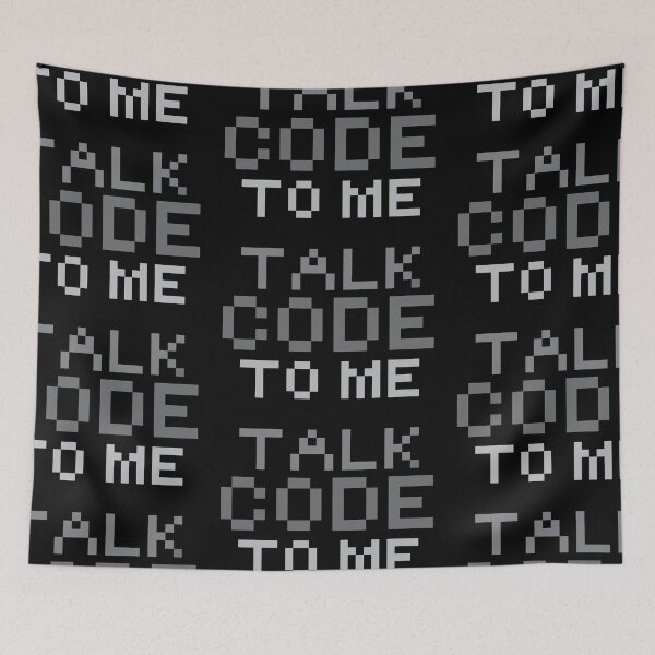 Item preview, Talk code to me designed and sold by jazzydevil.