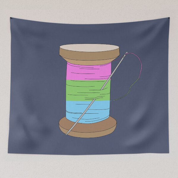 Item preview, Thread Spool (Pastel Polysexual) designed and sold by nklange240.