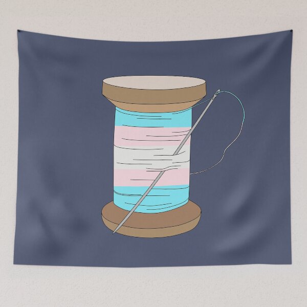 Item preview, Thread Spool (Pastel Transgender) designed and sold by nklange240.