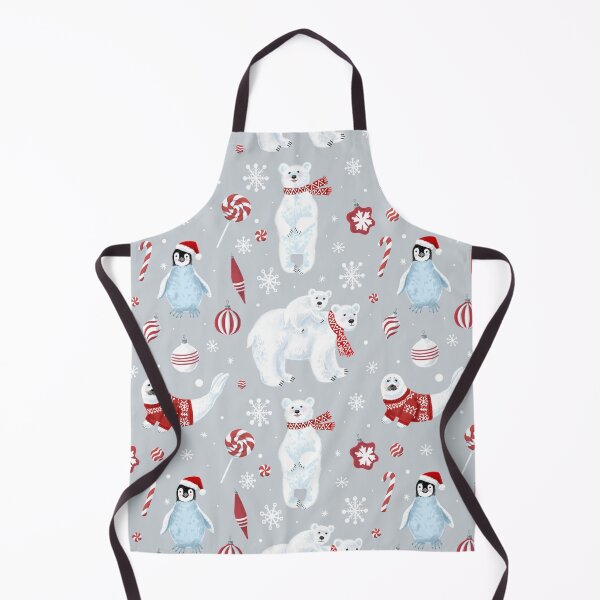 Item preview, Christmas pattern. Penguin, seal, polar bear. designed and sold by ladynatali.
