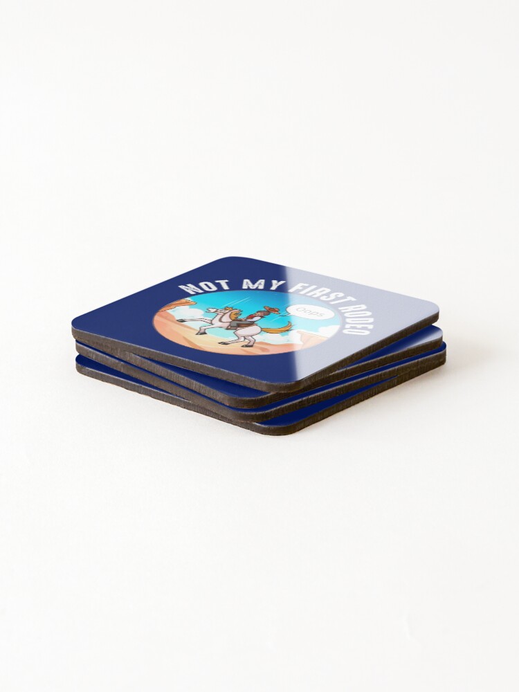 Thumbnail 4 of 5, Coasters (Set of 4), Not My First Rodeo designed and sold by Dorothyruss.