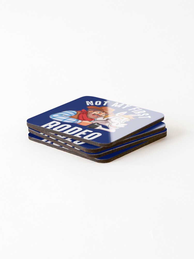 Thumbnail 4 of 5, Coasters (Set of 4), Not My First Rodeo designed and sold by Dorothyruss.