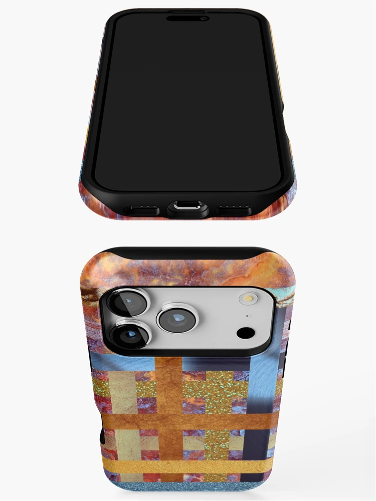 Thumbnail 3 of 4, iPhone Case, Metallic Abstract designed and sold by Ric1926.