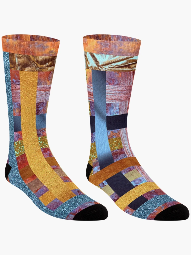 Thumbnail 3 of 5, Socks, Metallic Abstract designed and sold by Ric1926.