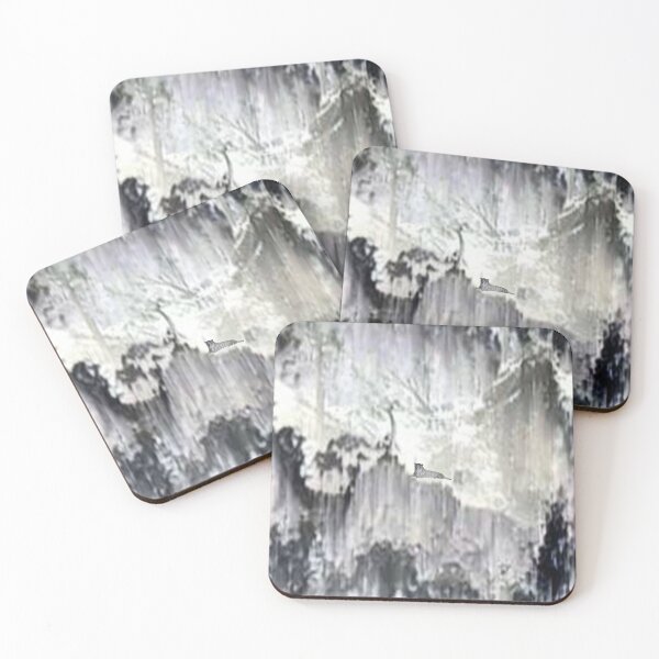 Item preview, landscape, tiger, snowy view, winter tiger, tiger lies, monochrome, minimalism, designed and sold by Maria Mihailova.