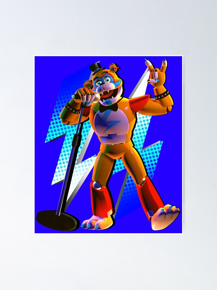 FNAF Security Breach- Glamrock Freddy Poster for Sale by