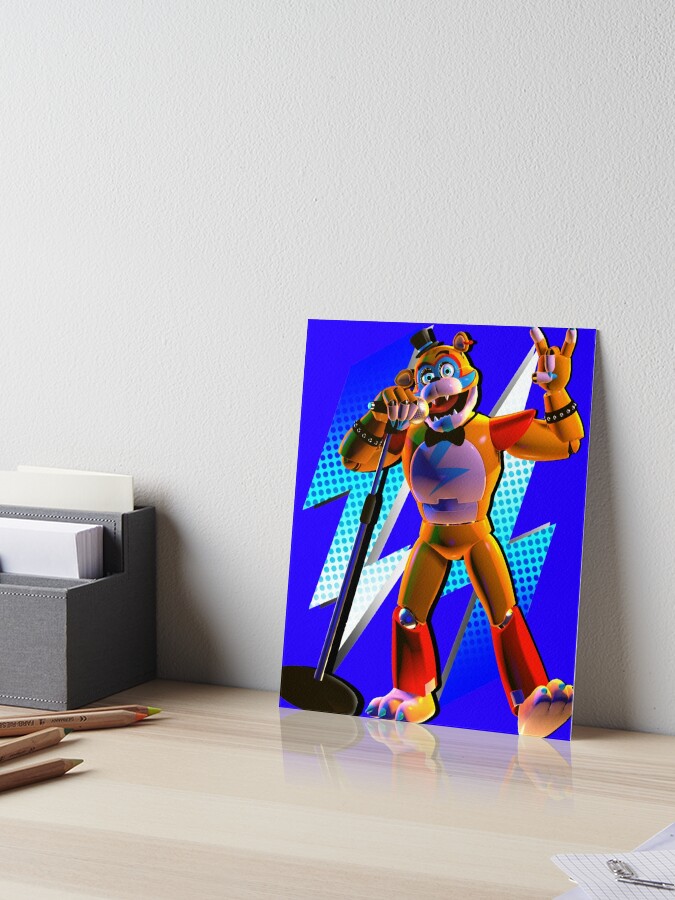 Glamrock Freddy (Security Breach) Fnaf Poster/ Art Print