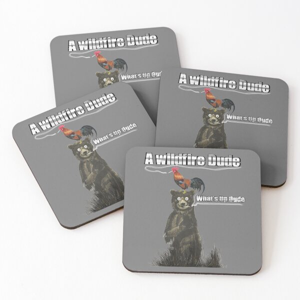 Item preview, WILDFIRE Funny Bear Rooster designed and sold by Lighvision.