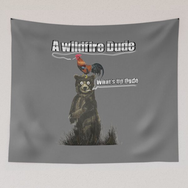 Item preview, WILDFIRE Funny Bear Rooster designed and sold by Lighvision.