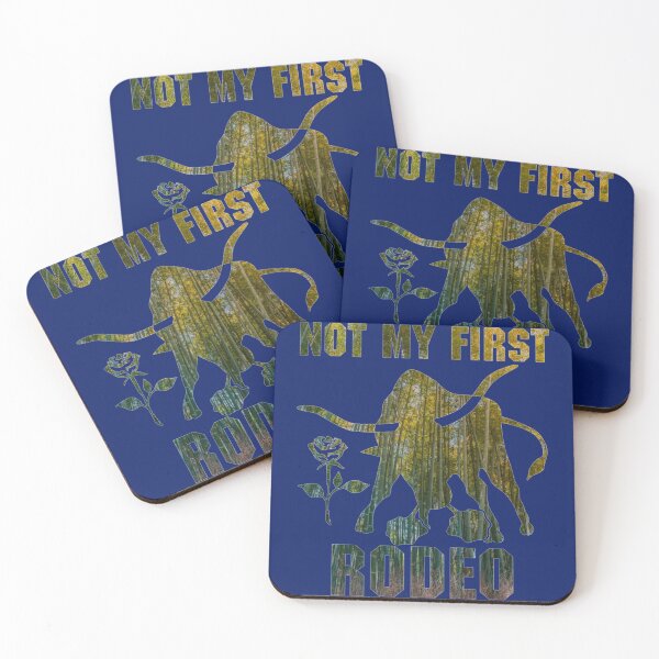 Item preview, not my first rodeo - AWESOME Cowboy, funny, rodeos, bull riding, horse, humor, joke, not my first ro designed and sold by Dorothyruss.
