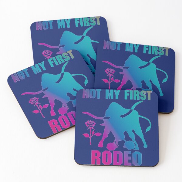 Item preview, not my first rodeo - AWESOME Cowboy, funny, rodeos, bull riding, horse, humor, joke, not my first ro designed and sold by Dorothyruss.
