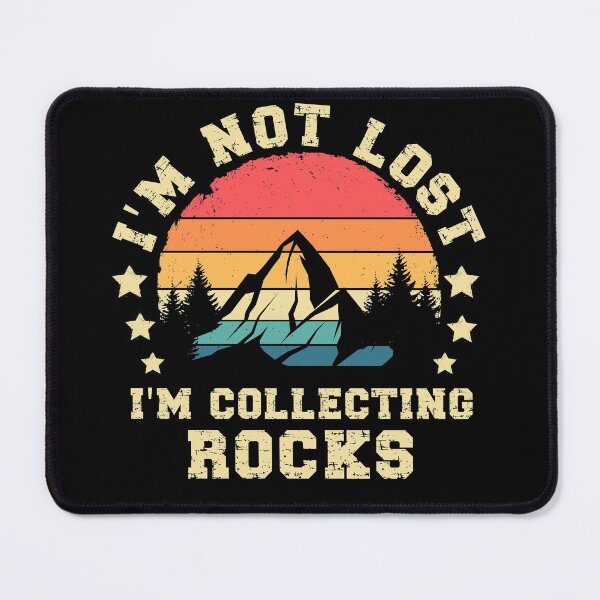 Item preview, Vintage Sunset Funny Geologist I'm Not Lost Rock Collecting - I'm Not Lost I'm Collecting Rocks designed and sold by ohmier.