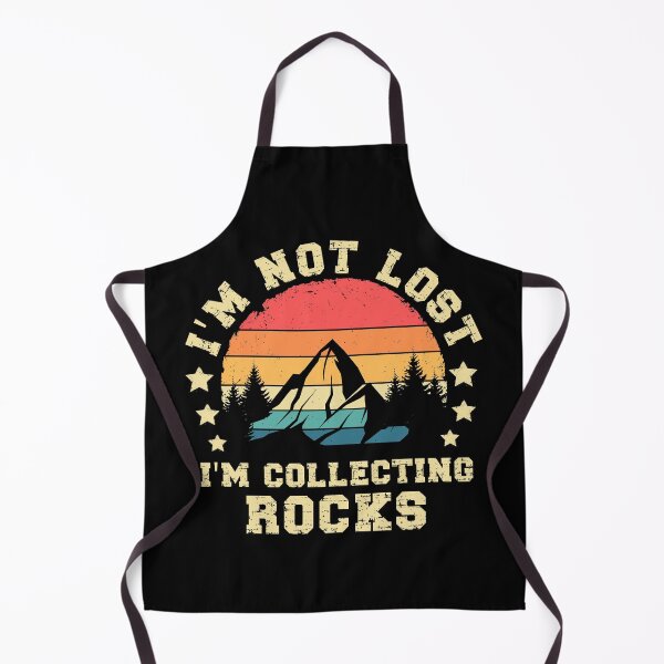 Item preview, Vintage Sunset Funny Geologist I'm Not Lost Rock Collecting - I'm Not Lost I'm Collecting Rocks designed and sold by ohmier.