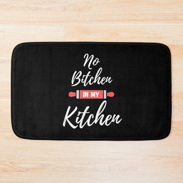 Item preview, No Bitchen in My Kitchen - Coral - by Boo-da-chay designed and sold by Boo-da-chay.