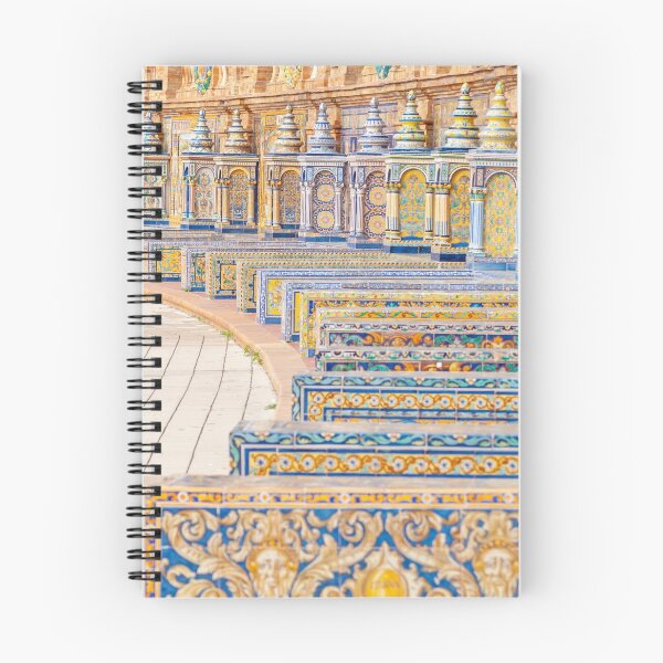 Item preview, Benches Plaza España Seville Azulejos designed and sold by Sevillanism.