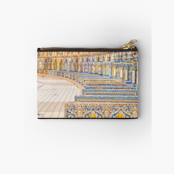 Item preview, Benches Plaza España Seville Azulejos designed and sold by Sevillanism.
