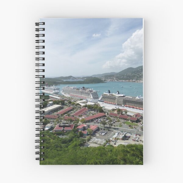 Item preview, Cruise Ships In St. Thomas Virgin Islands designed and sold by ryansrummage.