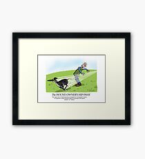 Hound Owner's Hip Sway Framed Print