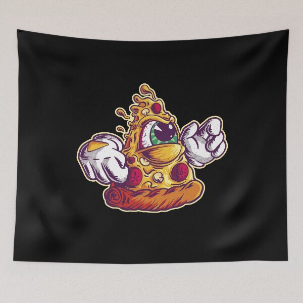 Item preview, Pizza cartoon, pizza slice designed and sold by DerSenat.