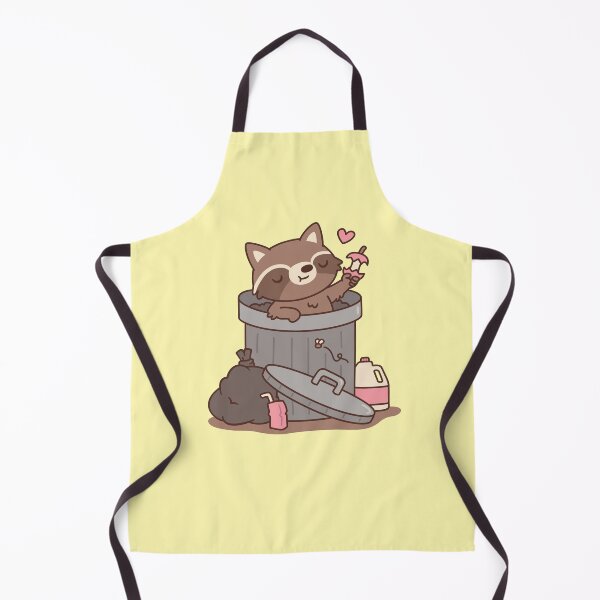 Item preview, Cute Raccoon Finds Apple Treasure in Dustbin designed and sold by rustydoodle.