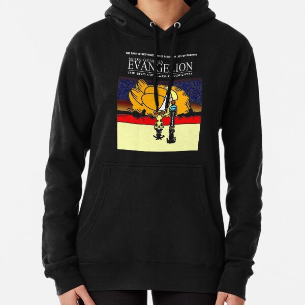 Neon Genesis Evangelion Garfield Pullover Hoodie