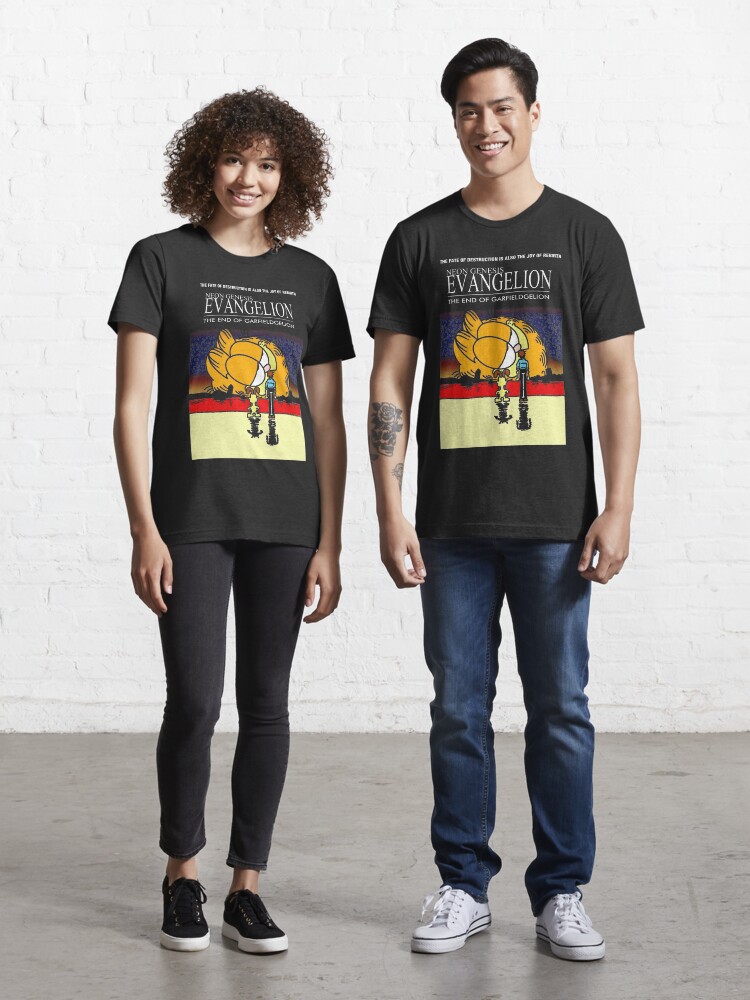 redbubble neon genesis evangelion garfield