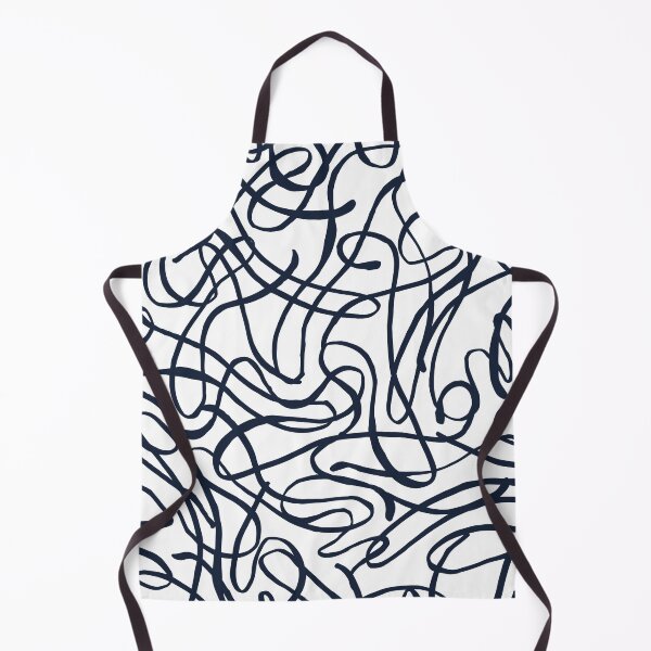 Item preview, Black and White Curvy Lines Pattern designed and sold by omg-designs.