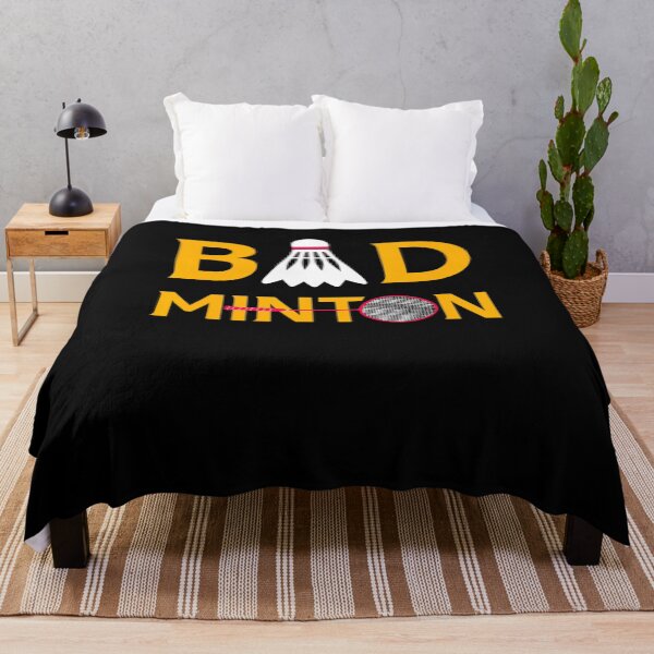 Item preview, Bad Minton Cool Badminton Logo  designed and sold by thelmavaleron.