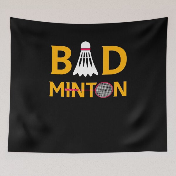 Item preview, Bad Minton Cool Badminton Logo  designed and sold by thelmavaleron.