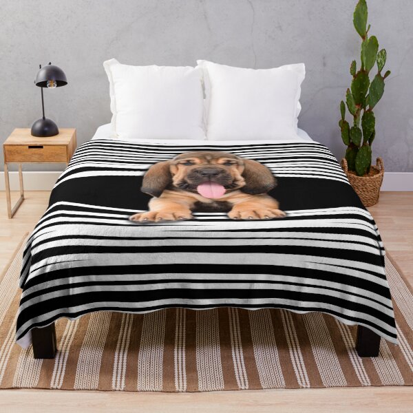 Item preview, Bloodhound dog white line designed and sold by fainaobun.