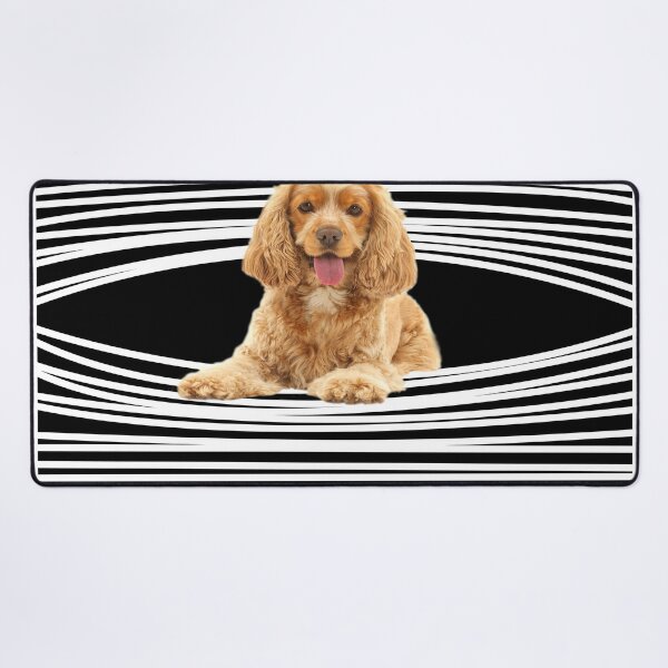Item preview, Cocker Spaniel dog white line designed and sold by fainaobun.