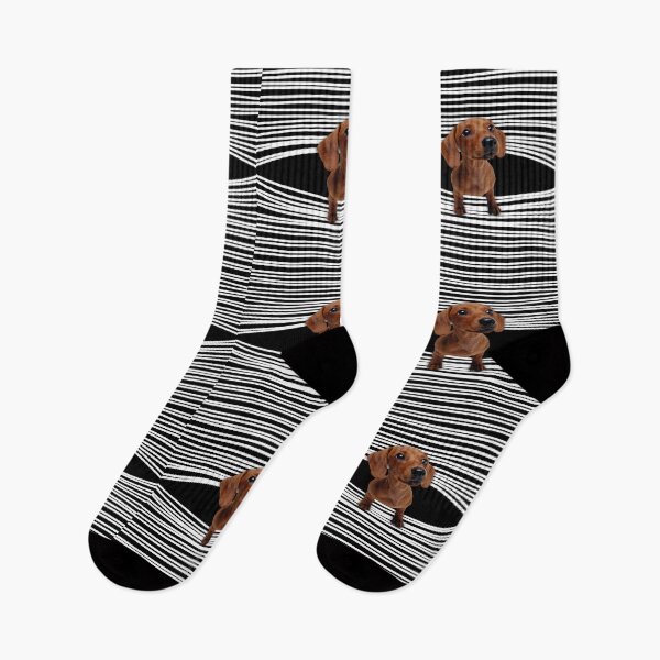 Item preview, Dachshund dog white line designed and sold by fainaobun.