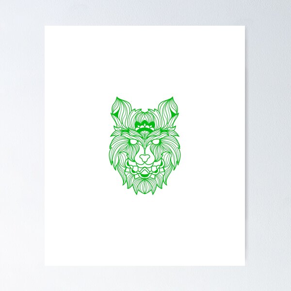 Item preview, Fox Mandala Art designed and sold by Open Canvas.