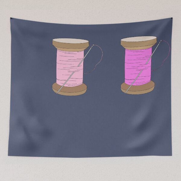 Item preview, Thread Spools (Pink-Blue) designed and sold by nklange240.