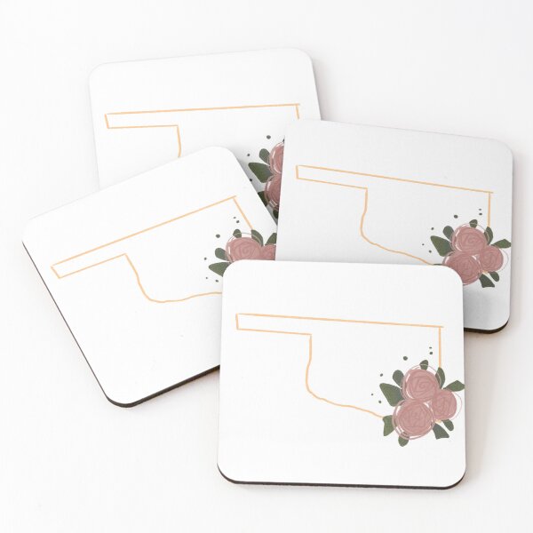 Item preview, Oklahoma state sticker floral designed and sold by AshDavArtist.