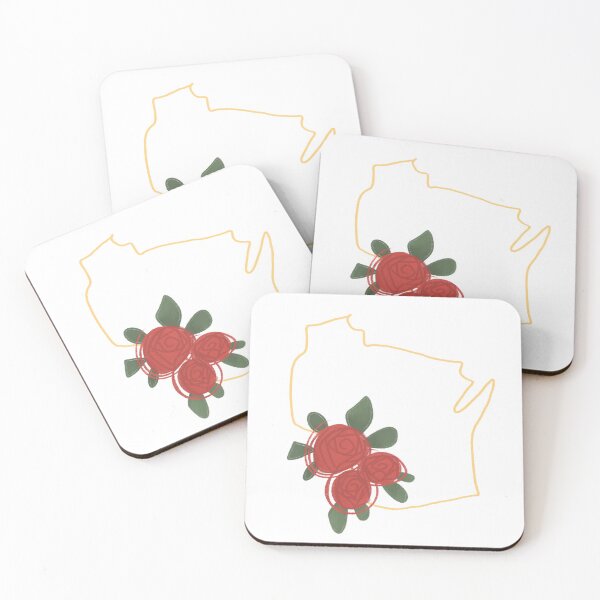 Item preview, Wisconsin state sticker floral designed and sold by AshDavArtist.